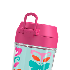 18oz Double Wall Water Bottle Squirrel Rows