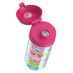 18oz Double Wall Water Bottle Squirrel Rows
