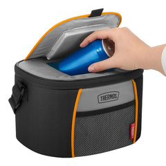 Element5® - 6 Can Cooler Black/Orange