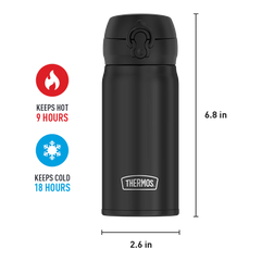 12oz Stainless Steel Direct Drink Bottle
