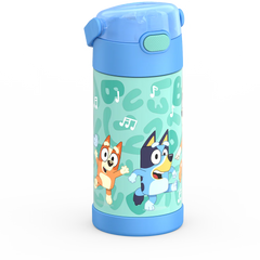 12oz FUNtainer® Water Bottle Bluey