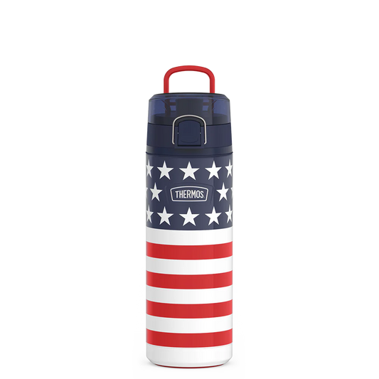 24oz ICON™ WATER BOTTLE WITH SPOUT - AMERICAN FLAG