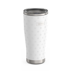 24oz ICON™ TUMBLER WITH SLIDE LOCK LID - WHITE STARS