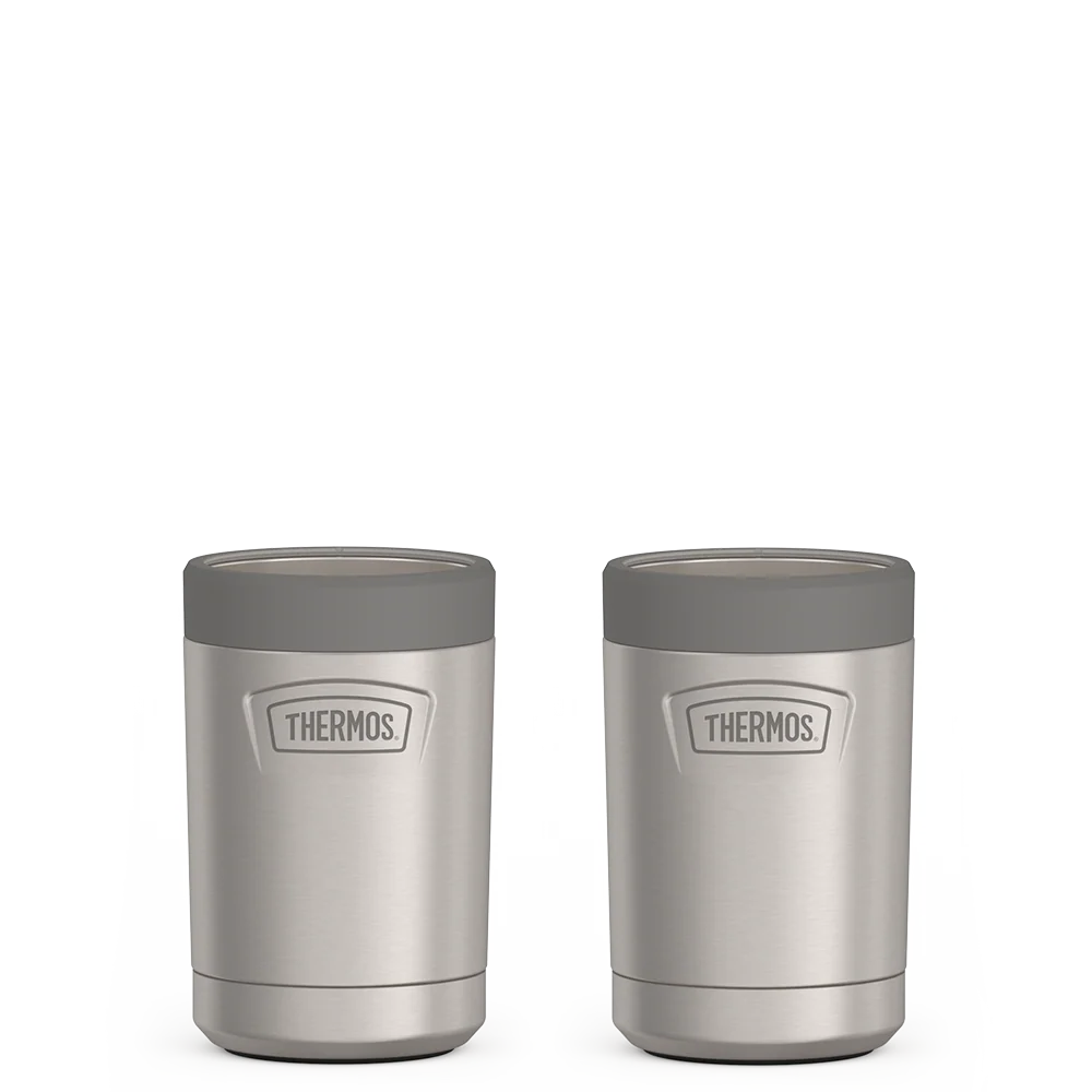 12oz Icon™ Can Insulator Bundle - Matte Stainless Steel