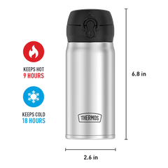 12oz Stainless Steel Direct Drink Bottle