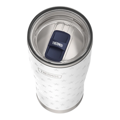 24oz ICON™ TUMBLER WITH SLIDE LOCK LID - WHITE STARS