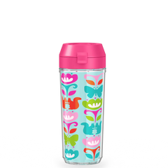 18oz Double Wall Water Bottle Squirrel Rows