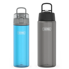 26oz Spout Lid & 32oz Straw Lid Tritan™ Water Bottle Bundle - Teal & Smoke