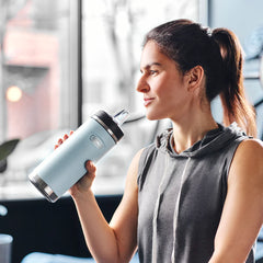 18oz Icon™ Kids Water Bottle With Straw Lid